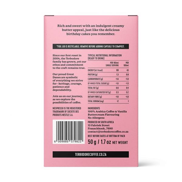 Terbodore - Birthday Cake (Capsules) - Image 3