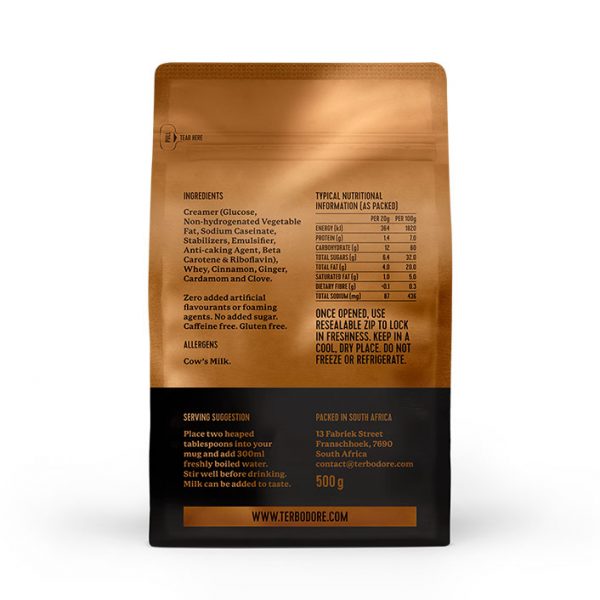 Terbodore - Spiced Chai (No added sugar) - Image 2